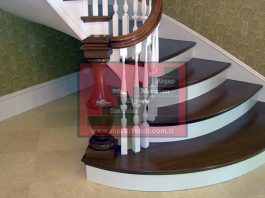 Beton Üzeri Ahşap Basamaklar & Merdivenler