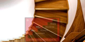 İki Duvar Arası Ahşap Merdivenler