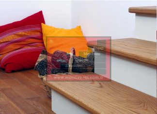 Doğal Papel Kaplamalı Merdivenler