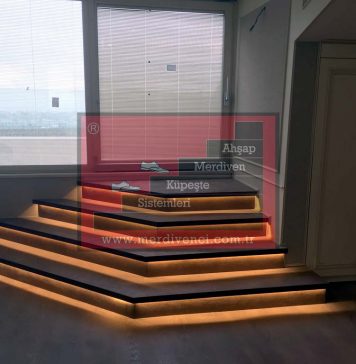 Led Aydınlatmalı Merdivenler
