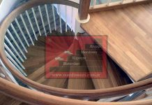 Ahşap Masifpan Merdiven Modelleri