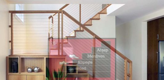 Ahşap Merdiven Altı Dolaplar